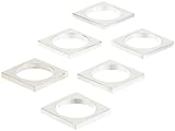 Buy DII Silver Finish Square Napkin Ring, Set of 6 Knowing God: Walking through the Book of Books