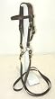 MINIATURE HORSE / SMALL PONY NYLON BRIDLE BROWN