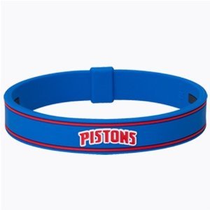 Phiten Titanium X30 NBA Bracelet Detroit Pistons (6.75 inch)
