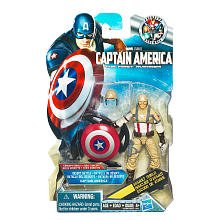  Captain America Movie 4 Inch Action Figure #16 Desert Battle Captain America Assault Shield
