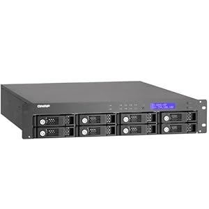 QNAP 16-Terabyte (16TB) Turbo NAS TS-809U-RP 8-Bay High Performance RAID 0 1 5 6 JBOD... by Qnap