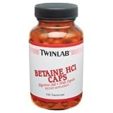 TwinLab - Betaine Hcl Caps, 100 capsules