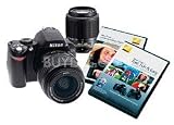 Nikon D40 6 Megapixel Digital SLR Camera Kit - 18-55mm and 55-200mm Lenses