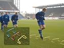 PRECISION TRAINING Step Training Hurdle (Blue 12")