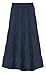 GIRL'S (CHILDREN'S) Ankle Length Long Denim 5 Tiered Skirt