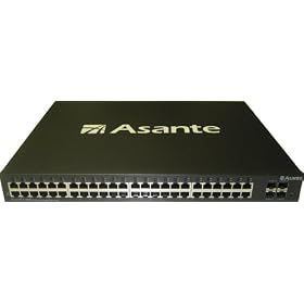 Asante IntraCore 48-Port�Gigabit�+ 4 Gigabit Green Ethernet Switch (Dark Grey)