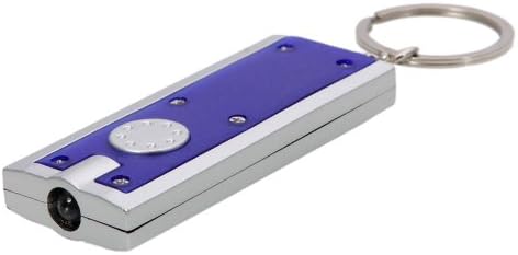 1 Pc Plastic Case Mini LED Flashlight with Keyring keychain for Hiking Camping