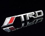High Quality TRD 3D Auto Chrome Emblem with Package