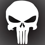 PUNISHER DECAL STICKER 6X5