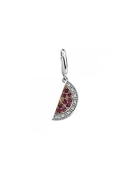 Pink Sapphire & Diamond Watermelon Charm