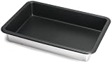 Gourmet Standard 13 Inch x 9 Inch Stainless Steel Rectangular Baking Pan with Non Stick - BW40101