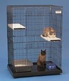 Prec Kitty Condo Cage Large 48h Plastic Base