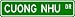 Cuong Nhu Street Sign ~ Martial Arts Gift ~ Aluminum