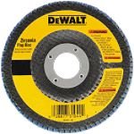DEWALT DW8311 4-1/2" x 5/8"-11 36 Grit Zirconia Angle Grinder Flap Disc