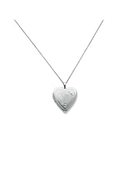 Sterling Silver 20mm Double Hearts Heart Locket