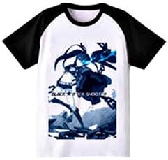 Animeblooms - Anime Black Rock Shooter BRS White T-Shirt Tee Large Size L