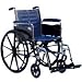 Invacare LightWeight Tracer EX2 Wheelchair 20" with Swingaway Footrest-Blue (Folding, Assembled)