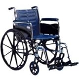 Invacare LightWeight Tracer EX2 Wheelchair 20' with Swingaway Footrest-Blue