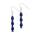 Midnight Sky Lapis Drop Earrings