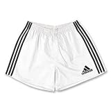 adidas 3-Stripes II Rugby Shorts (White/Blk)