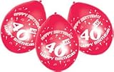 Review Amscan  / Air-Filled Latex Balloons | 40th Birthday Balloons