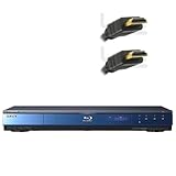 Sony BDP-S350 1080p Blu-Ray Disc Player With A High Speed HDMI Cable (2 meters)