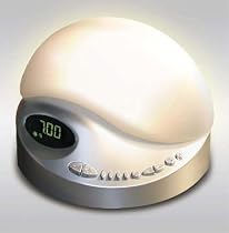 BioBrite Digital SunRise Dawn Simulator Clock with FM Radio