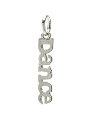 Dogeared Dance Charm, Sterling Silver