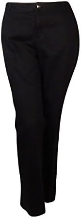 INC INTERNATIONAL CONCEPTS NEW BLACK PLUS SIZE BOOTCUT-LEG JEANS MSRP $ 79.5