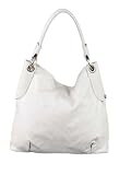 Besace italienne marron beige en cuir vachette pleine fleur avec bandouli&egrave;re additionnelle