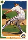 David Cone, New York Mets, 1991 Upper Deck Autographed Card