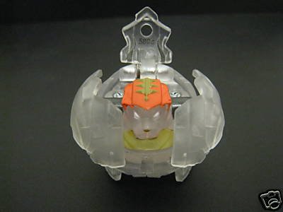 Bakugan BakuClear Translucent LOOSE Tigrerra with 580G Power!