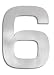 All Products : Modern Architectural Design House Number "6"