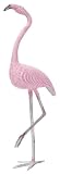 PINK FLAMINGO 38H Cast Aluminum Hand Painted NO PLASTIC or RESIN