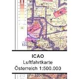 Icao Luftfahrtkarte �sterreich 1:500 000von "Austro Control"