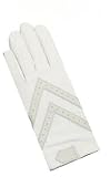 Isotoner Womens Spandex Shortie Unlined Glove,Oyster,One Size