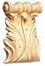 White River # CM2405-MA, Small Acanthus Spool Corbel, 2 pcs., 2-5/8