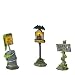 D56 Dept 56 Snow Village Halloween Scary Warning Signs