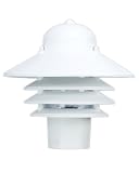 Adjusta-Post Nautical One-Light Outdoor Pier Base/Post Top Lantern, White #S75TC-WH
