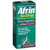 Afrin No Drip Severe Congestion 12 Hours Relief Nasal Pump Mist - 15Ml