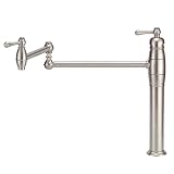 Danze D206057SS Opulence Single-Handle Deck Mount Pot Filler, Stainless Steel