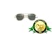 American Optical Flight Gear Original Pilot Sunglasses, Gold Frame, True Color (Gray) TCG-BNT-55