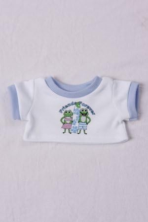 Frog Friends Forever T-Shirt Clothing Fits 8"-10" Most Webkinz, Shining Star and 8"-10" Make Your Own Stuffed Animals and Build-a-bear