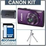 Canon PowerShot 310HS Digital ELPH Camera Kit - Purple - with 4GB SD Memory ....