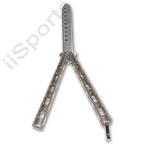 Ronin Gear #220 Practice Balisong Butterfly 4 Knife Silver