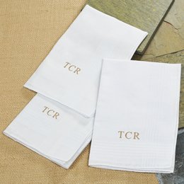 Personalized Men's Hankies Handkerchiefs