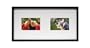 BP Industries 10 by 20 Gallery Design Frame, Black, Mat For 2, 4 by 6 Photos