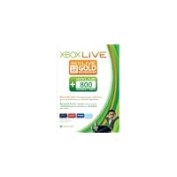 Microsoft Xbox LIVE 12-month Gold Card + 800 points
