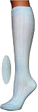 Textured Cable Knit Knee High Socks by Foot Traffic in White [Apparel]