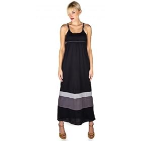 Buy AnM Gradient Maxi Dress - Black by AnM